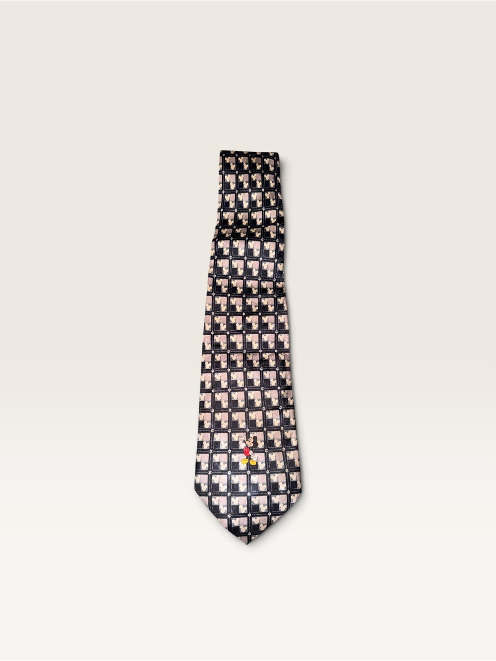 Disney Mickey Mouse DooLim Geometric Print Men’s Necktie